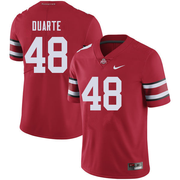 Ohio State Buckeyes #48 Tate Duarte College Football Jerseys Sale-Red